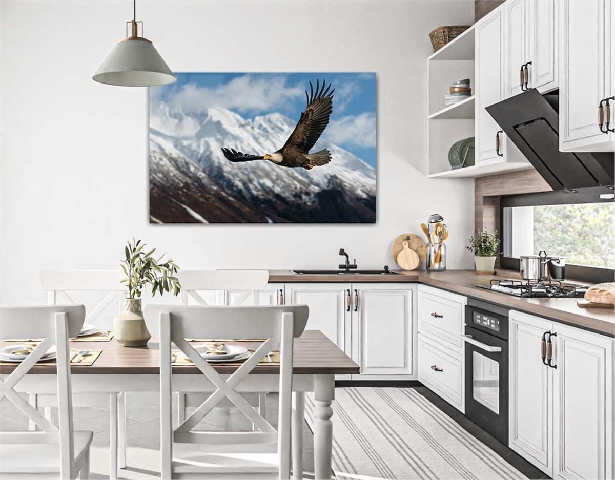 Thema Natur auf bedrucktem Glas