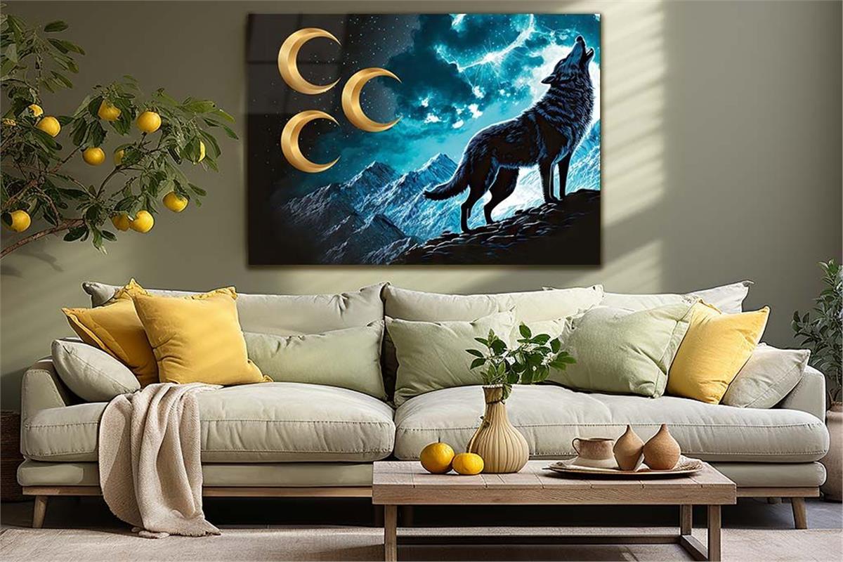 Horizontal National-Themed Tempered Glass Wall Art  36