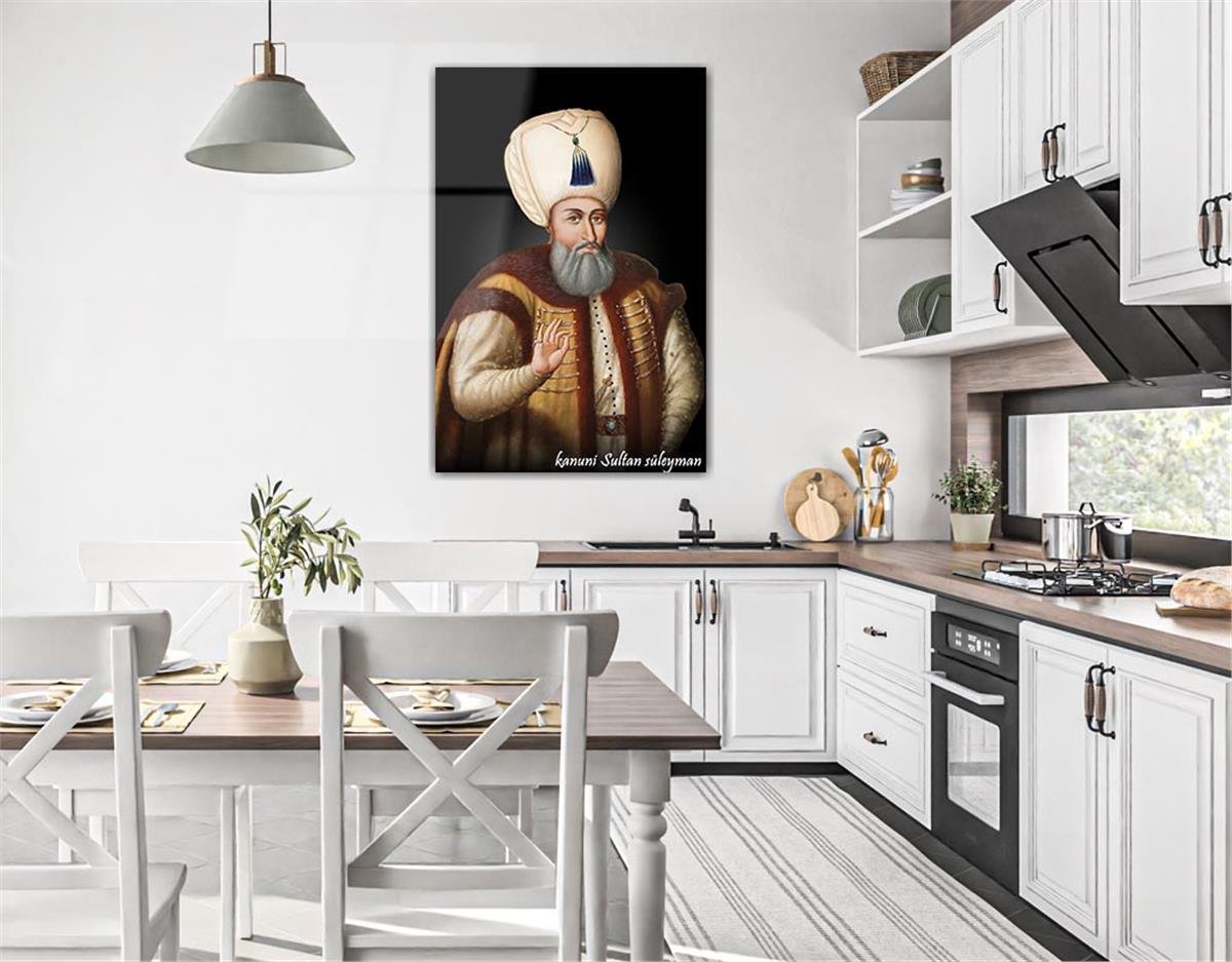 KANUNİ SULTAN SÜLEYMAN CAM TABLO