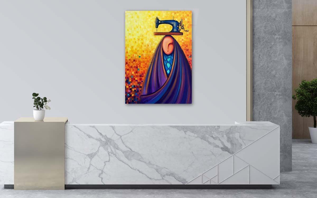 Tempered Glasss Wall Arts Art-Themed
