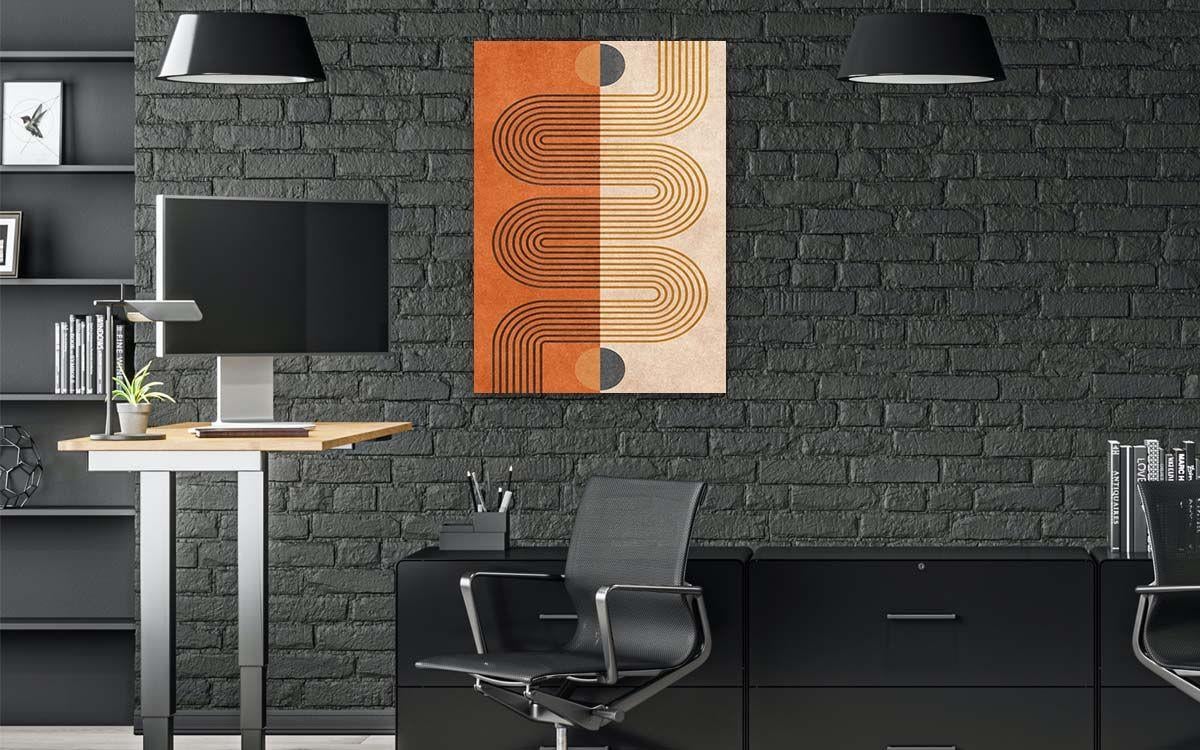 Kunst Thema auf bedrucktem Glas