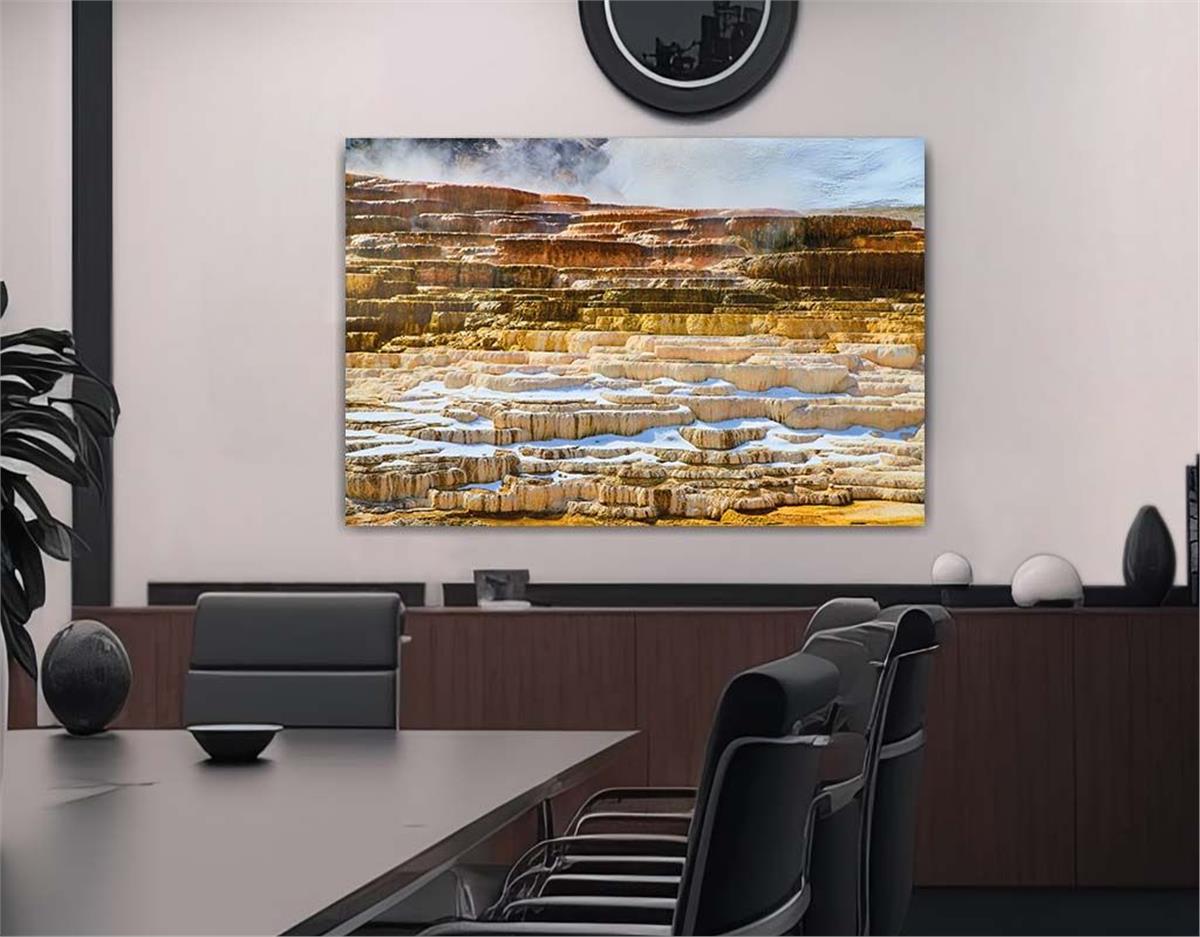 Yatay Doğa Temalı Cam Tablo254