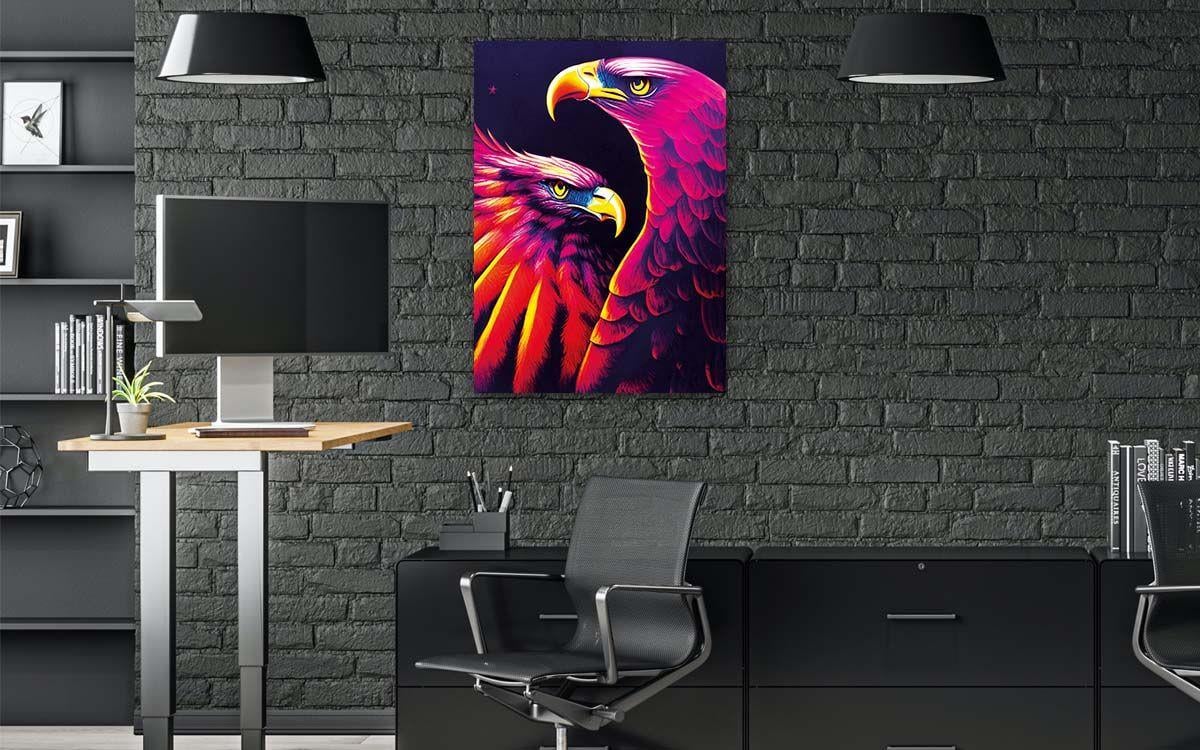 Thema Natur auf bedrucktem Glas