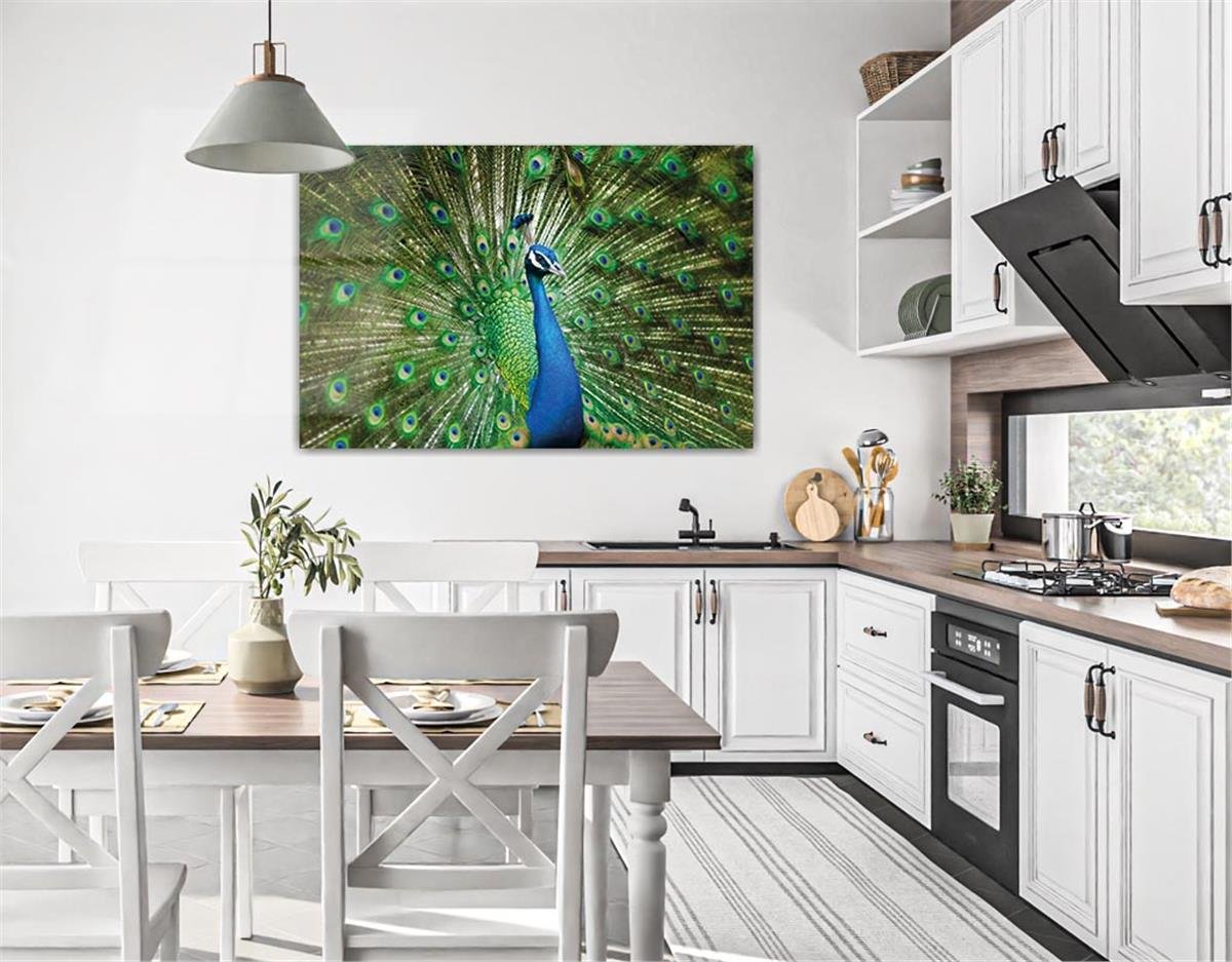 Kunst Thema auf bedrucktem Glas