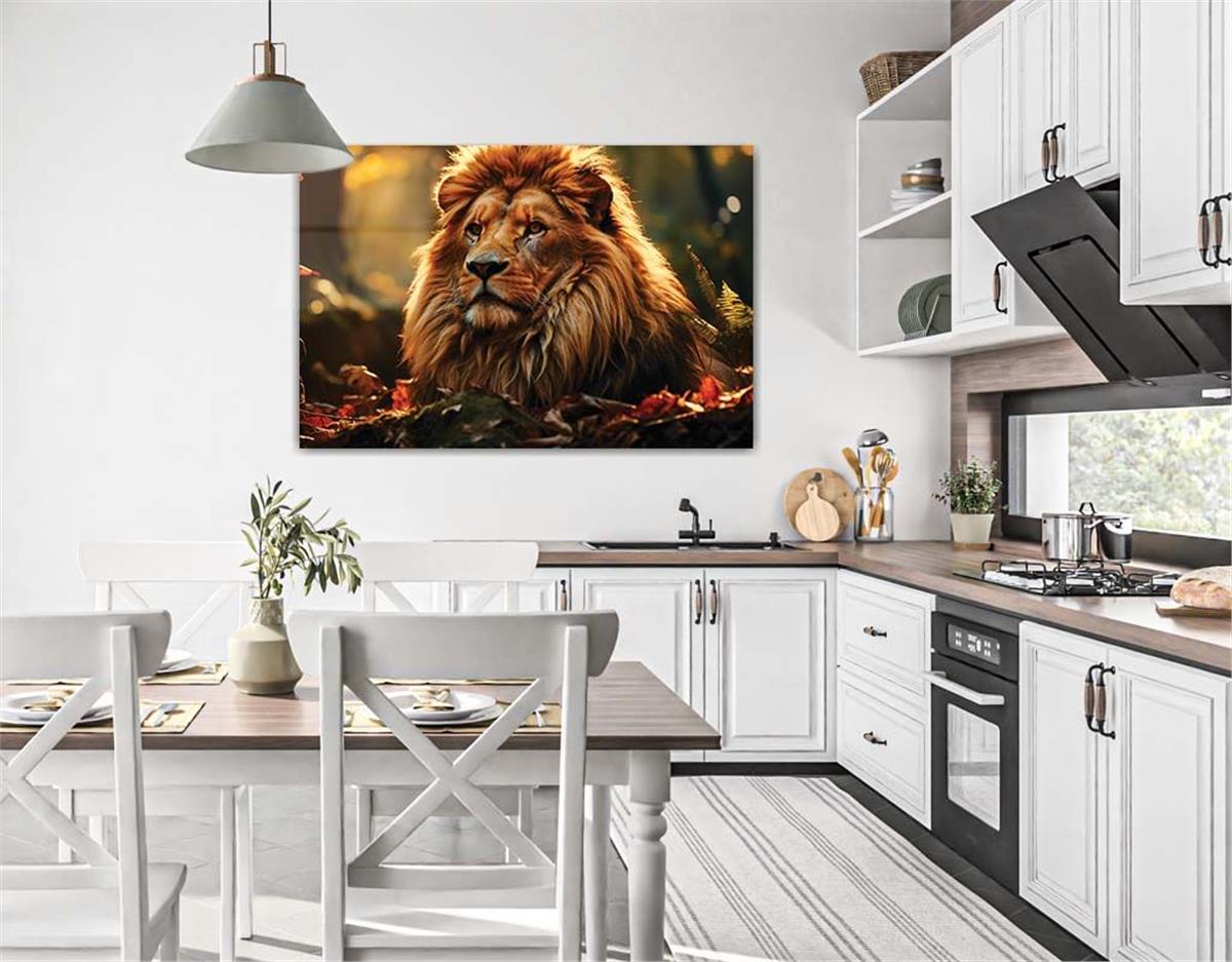 Yatay Doğa Temalı Cam Tablo 328