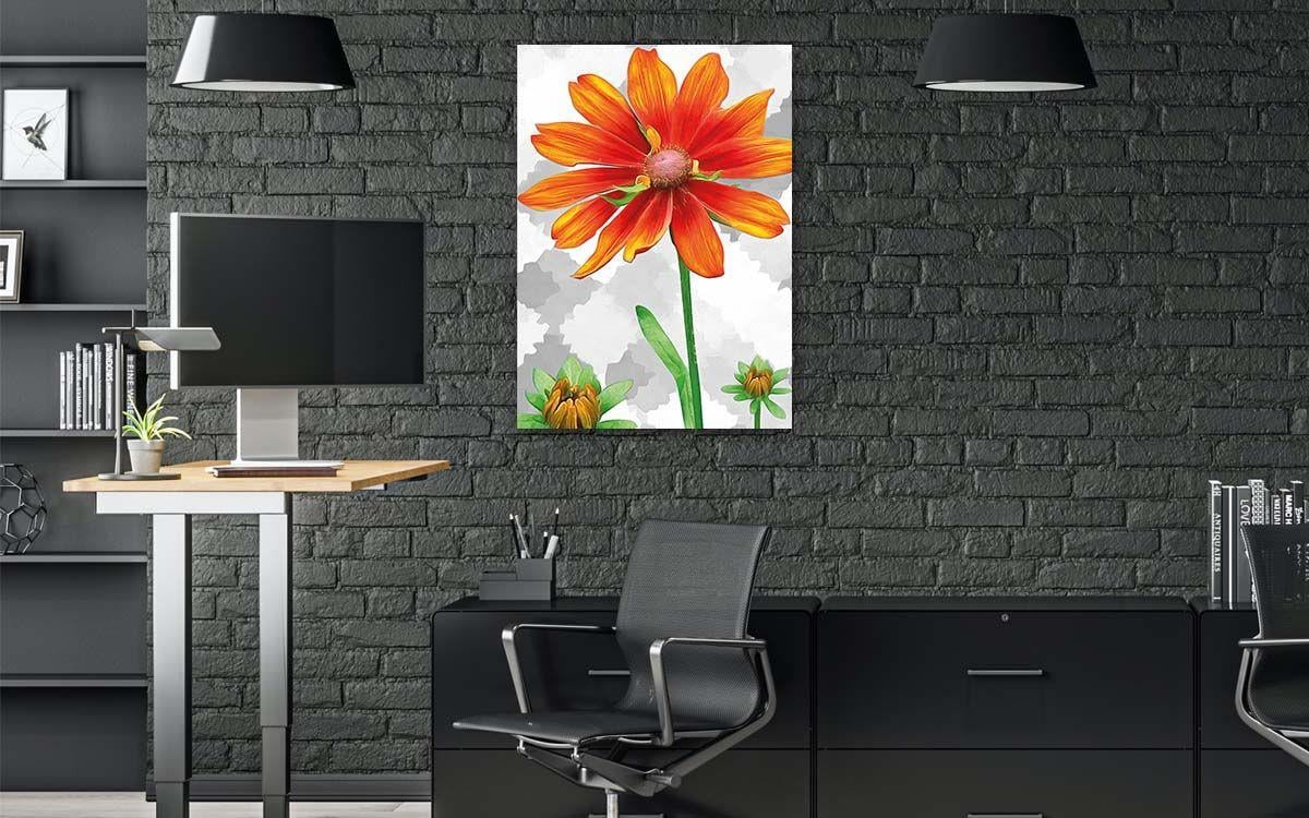 Kunst Thema auf bedrucktem Glas