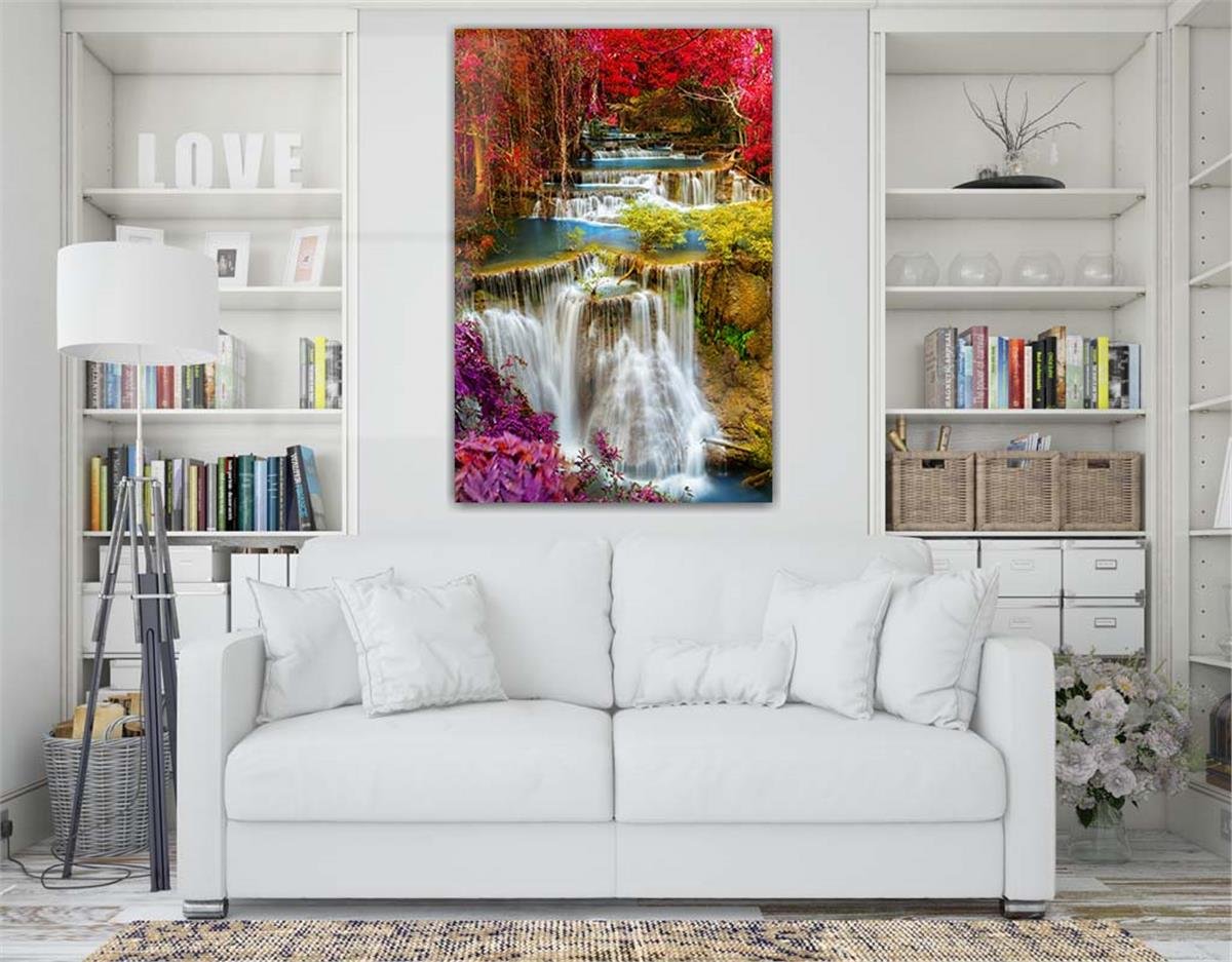 Tempered Glasss Wall Arts Natured-Themed