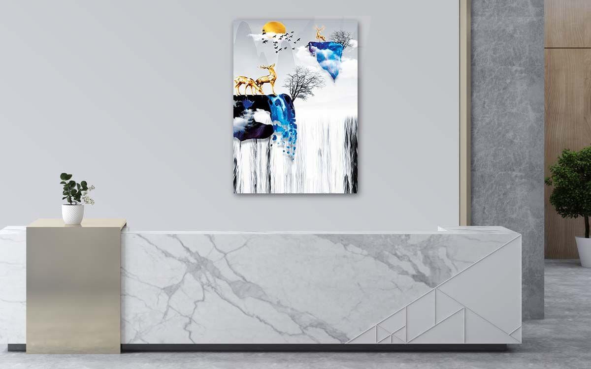 Tempered Glasss Wall Arts Art-Themed