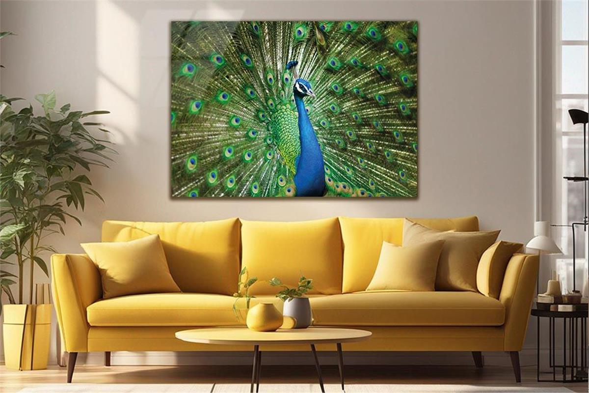 Kunst Thema auf bedrucktem Glas