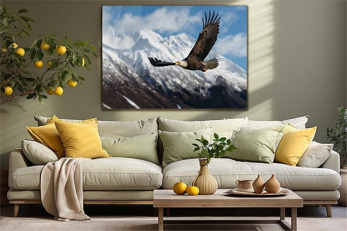 Thema Natur auf bedrucktem Glas