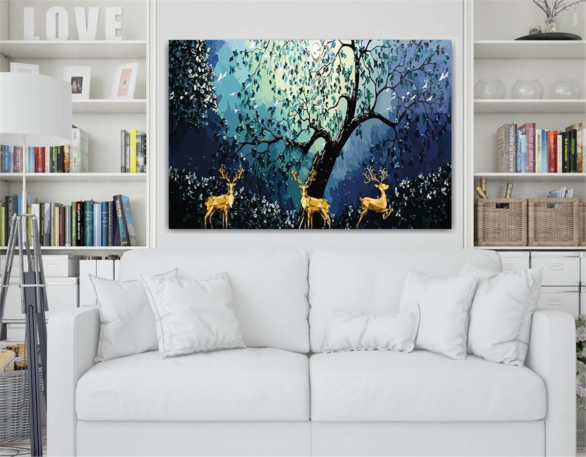 Tempered Glasss Wall Arts Natured-Themed