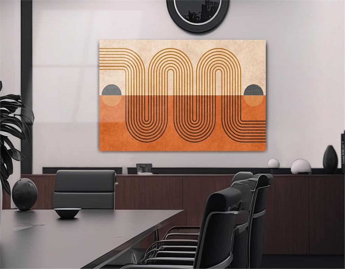 Yatay Sanat Temalı Cam Tablo242