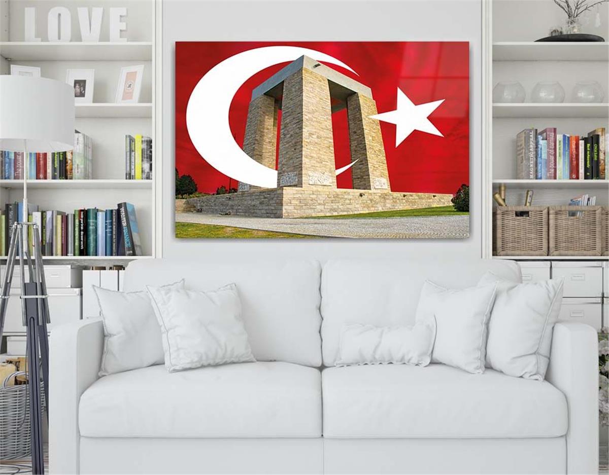 Horizontal National-Themed Tempered Glass Wall Art 70
