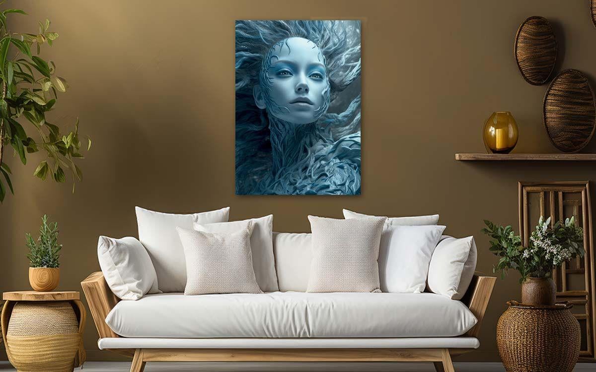 Vertical Tempered Glasss Wall Arts Art-Themed250