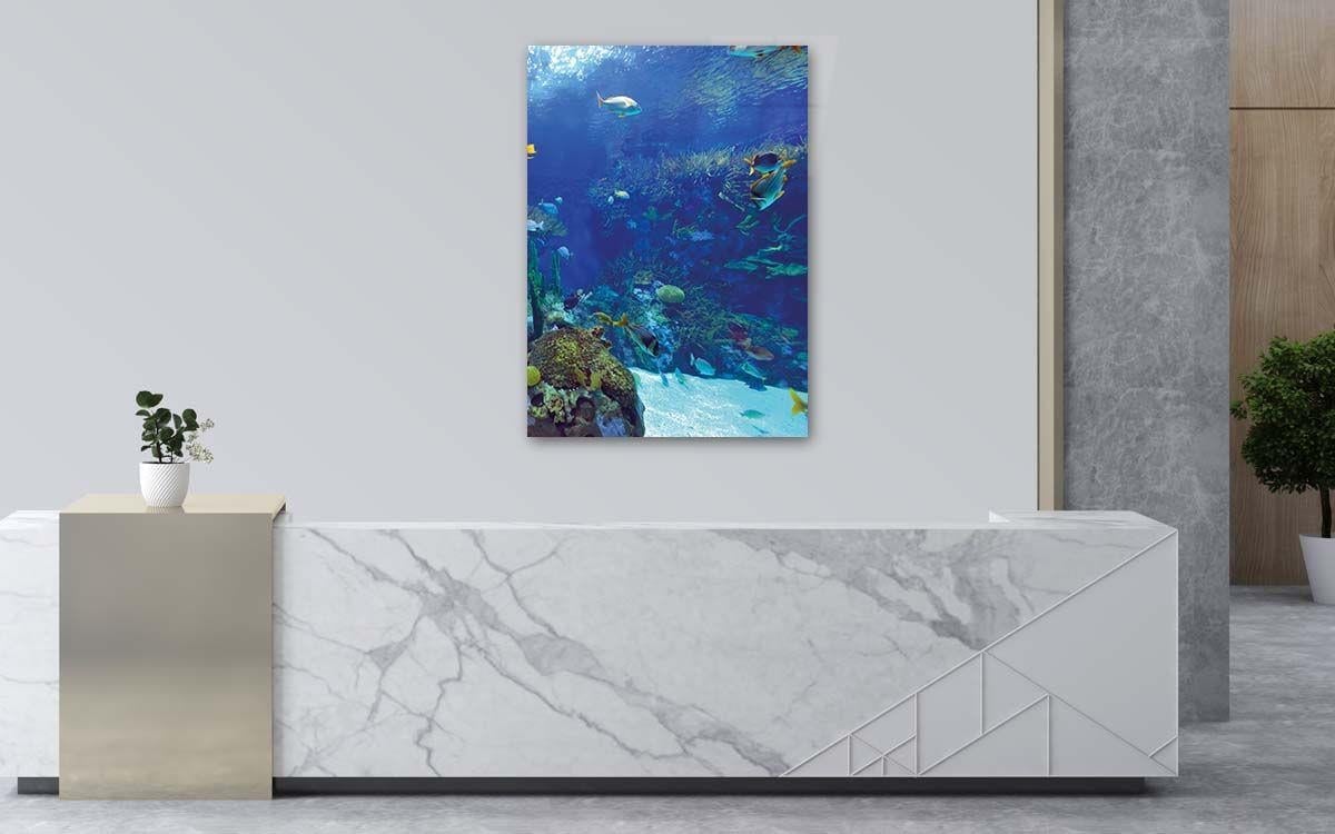 Tempered Glasss Wall Arts Natured-Themed