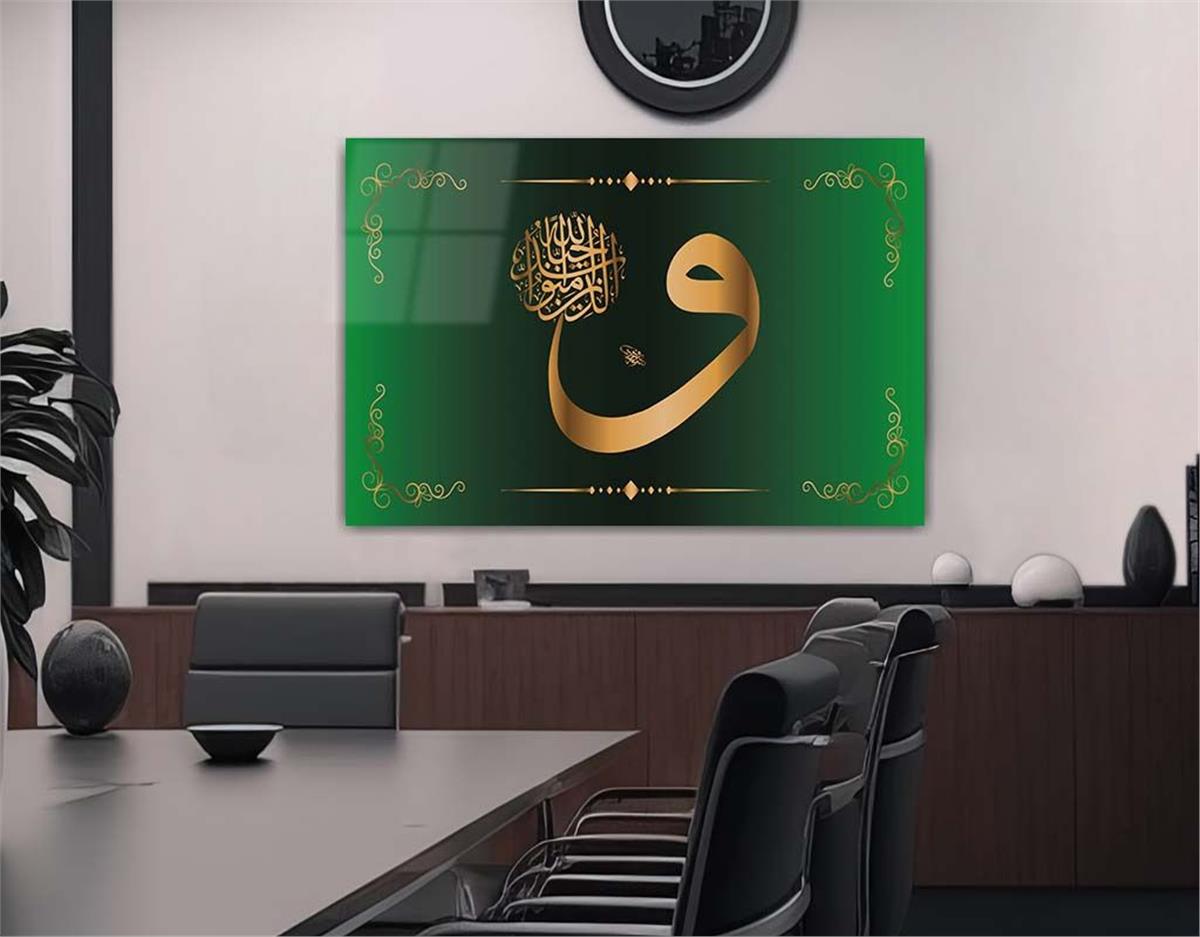 Religiöses Thema auf bedrucktem Glas