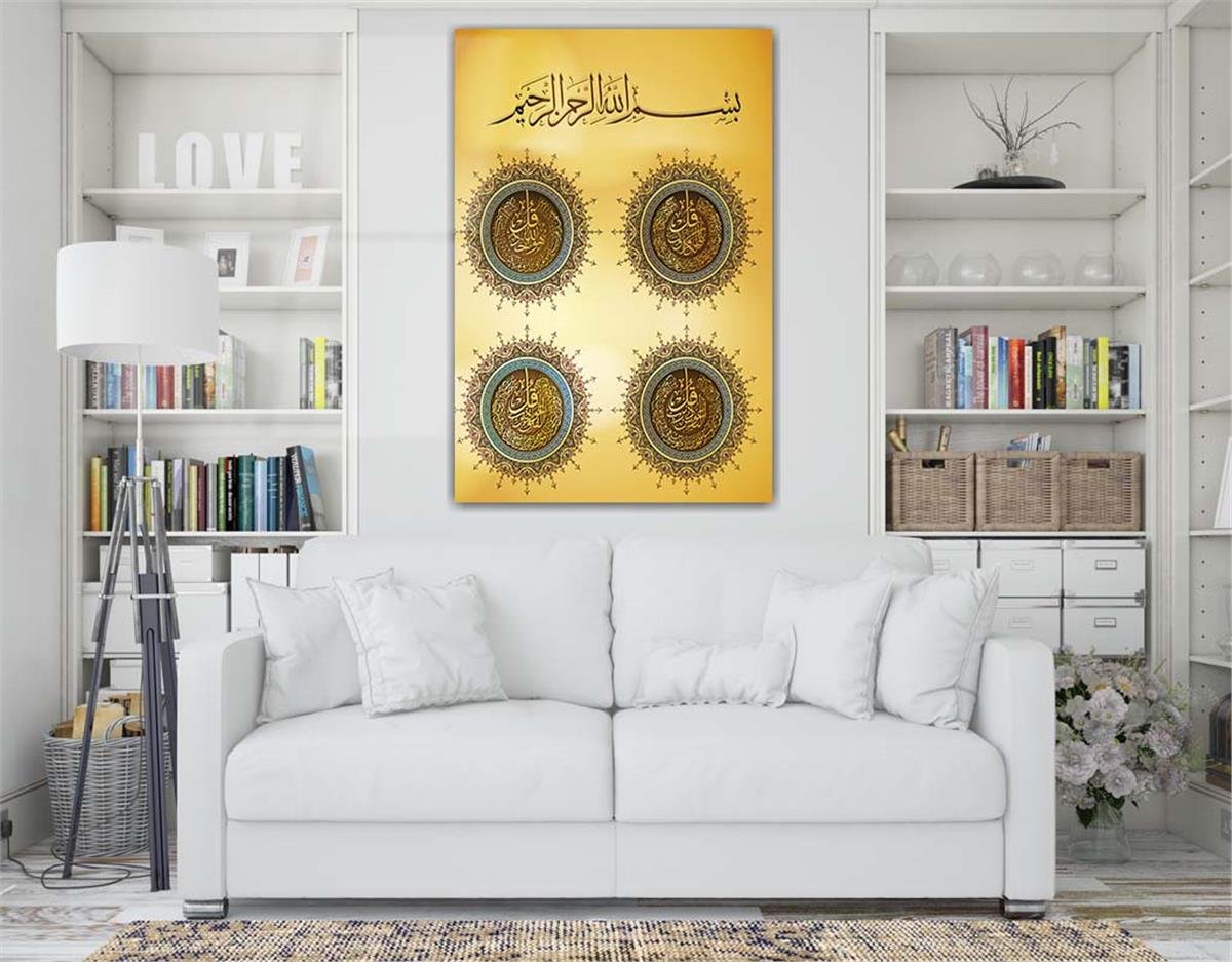 Religiöses Thema auf bedrucktem Glas