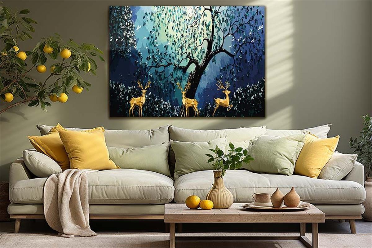 Tempered Glasss Wall Arts Natured-Themed