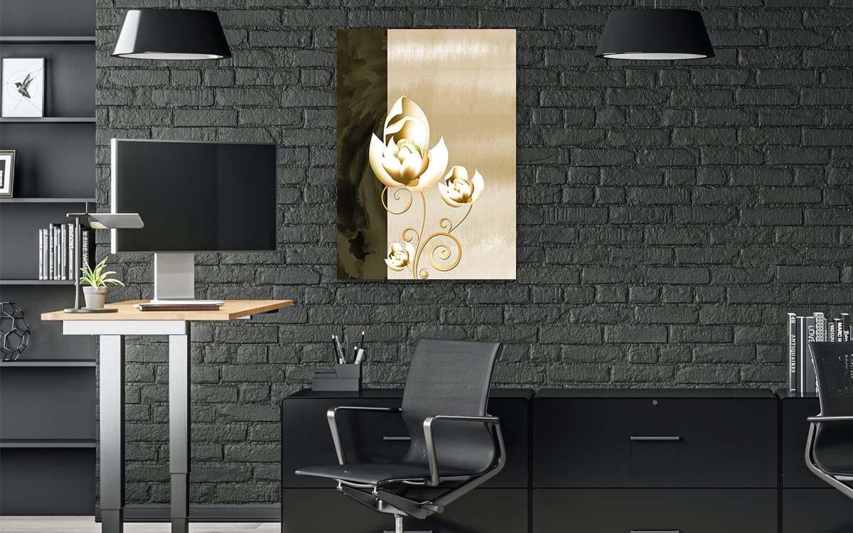 Thema Natur auf bedrucktem Glas