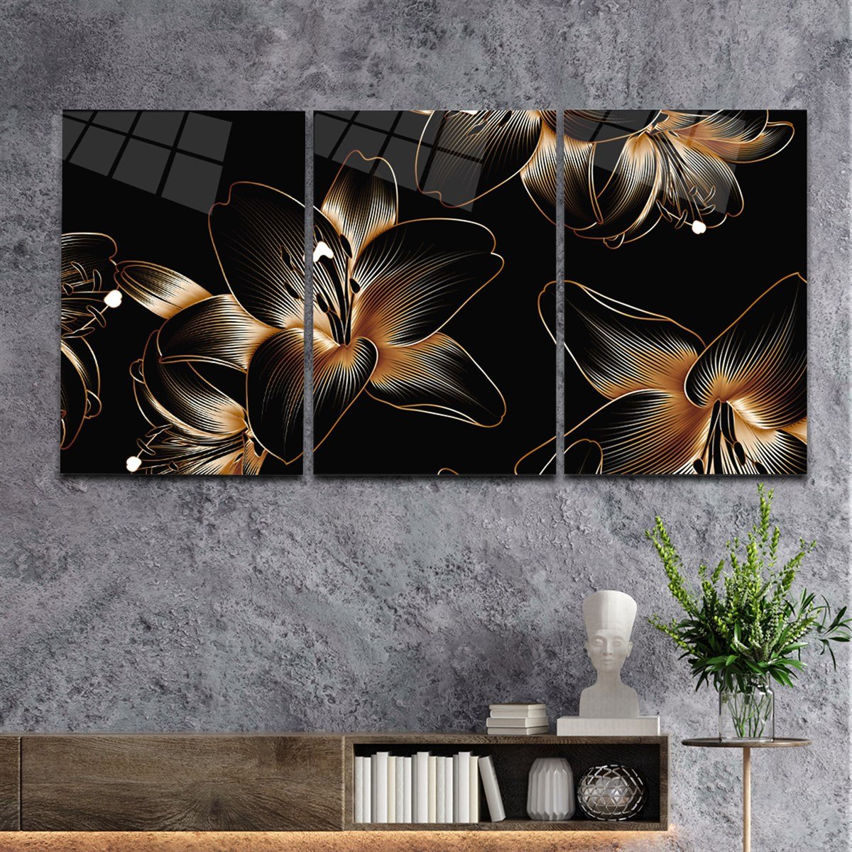3er Set mit Kunst Thema
