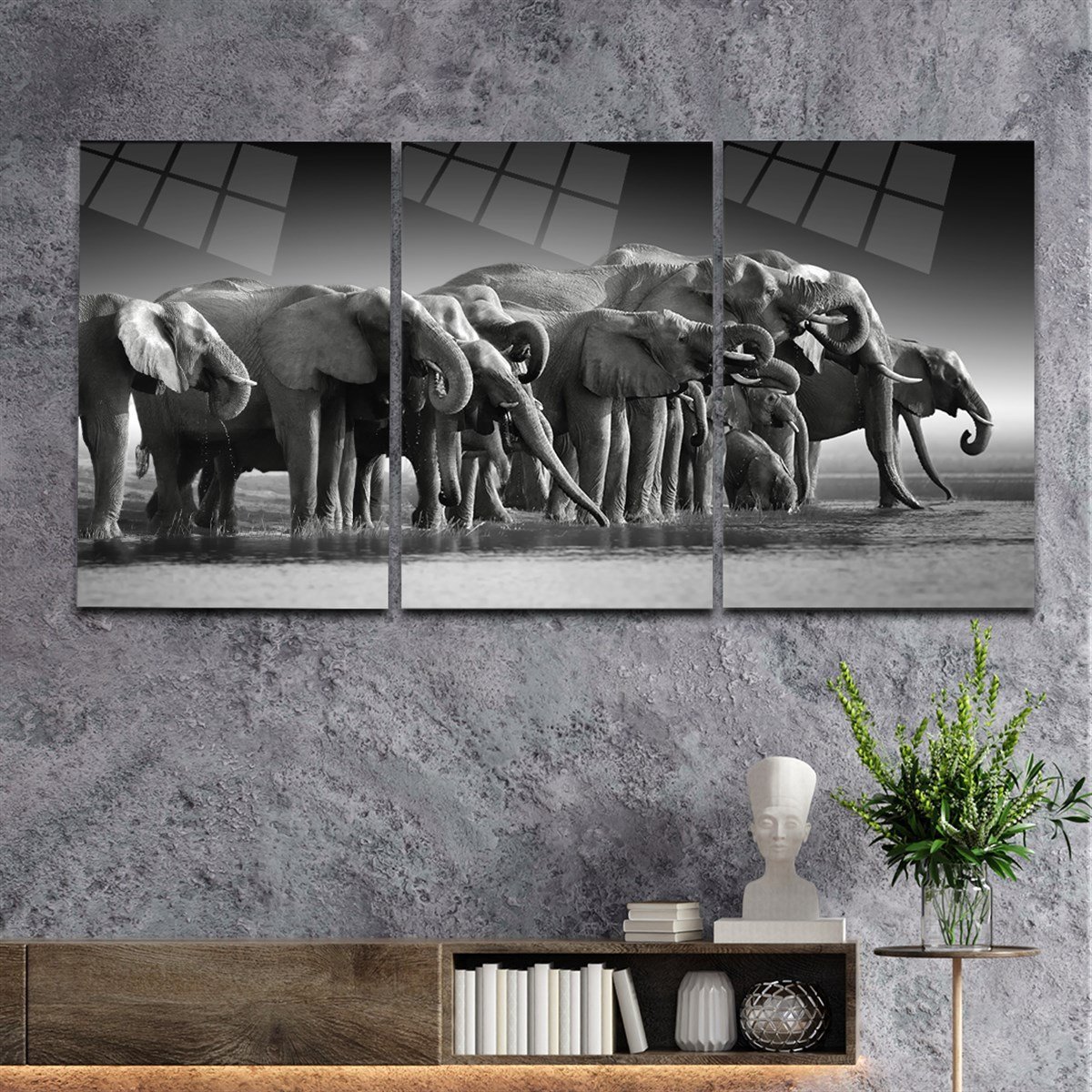 3er Set mit Kunst Thema