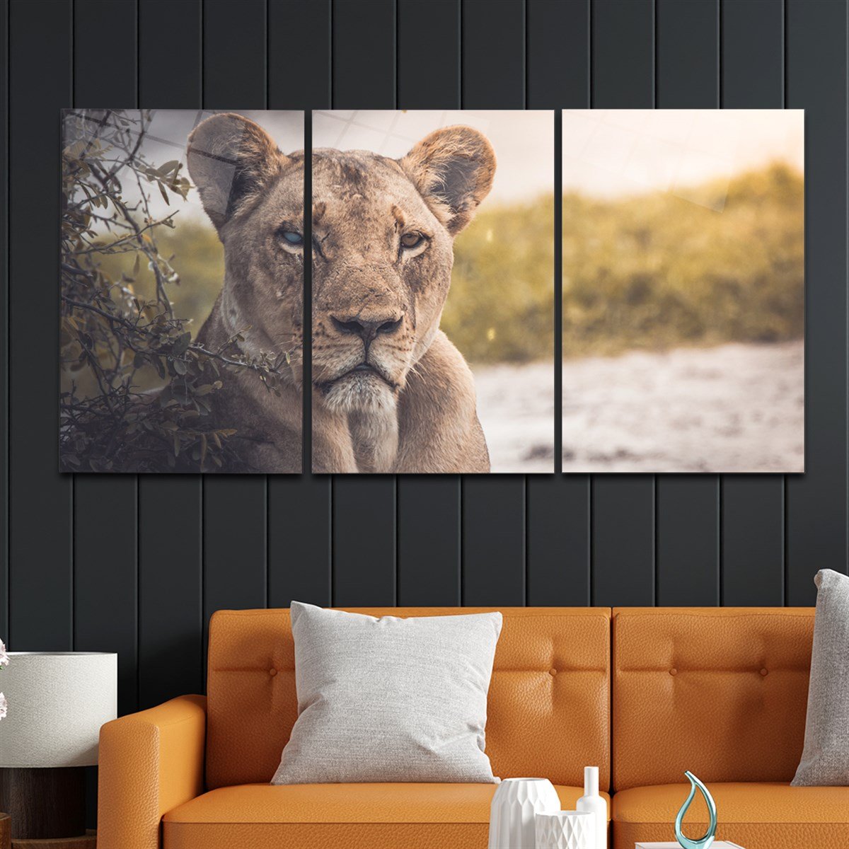 Tempered Glasss Wall Arts Art-Themed Set