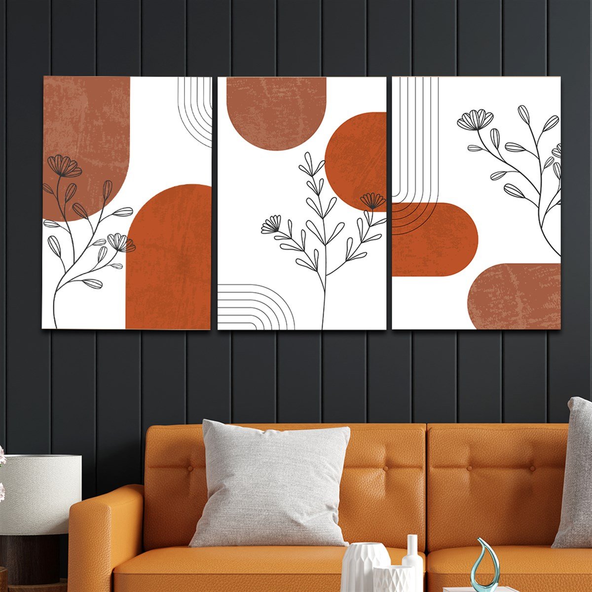 Tempered Glasss Wall Arts Art-Themed Set