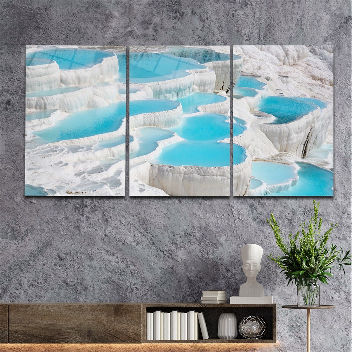 Tempered Glasss Wall Arts Art-Themed Set