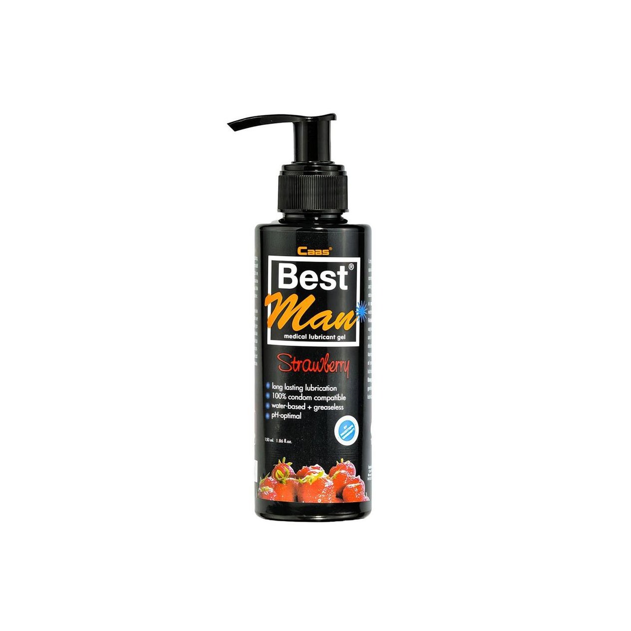 Best Man 150ML.Large Size Strawberry Lubricant Gel