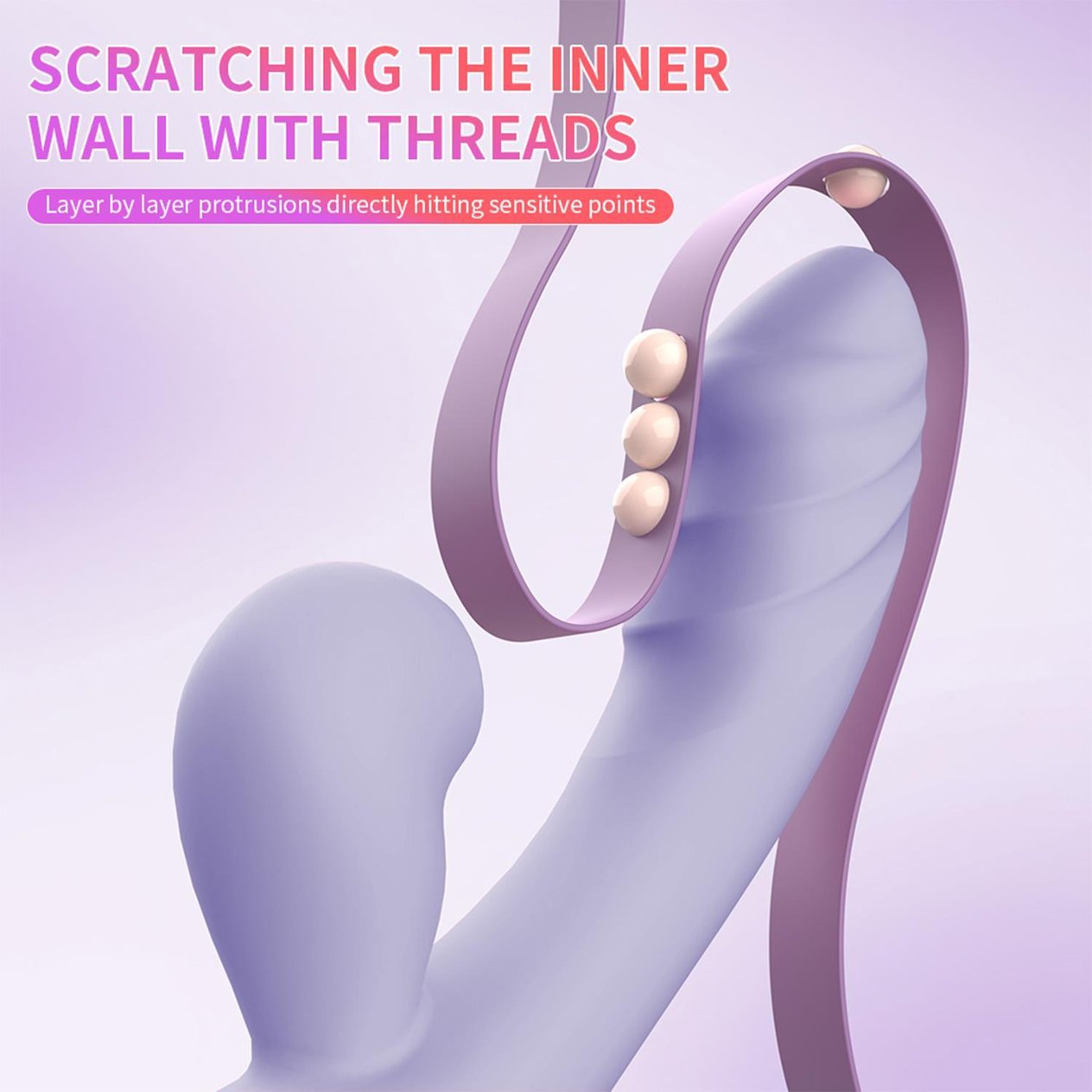 Emişli Curved Rabbit Vibratör Mor