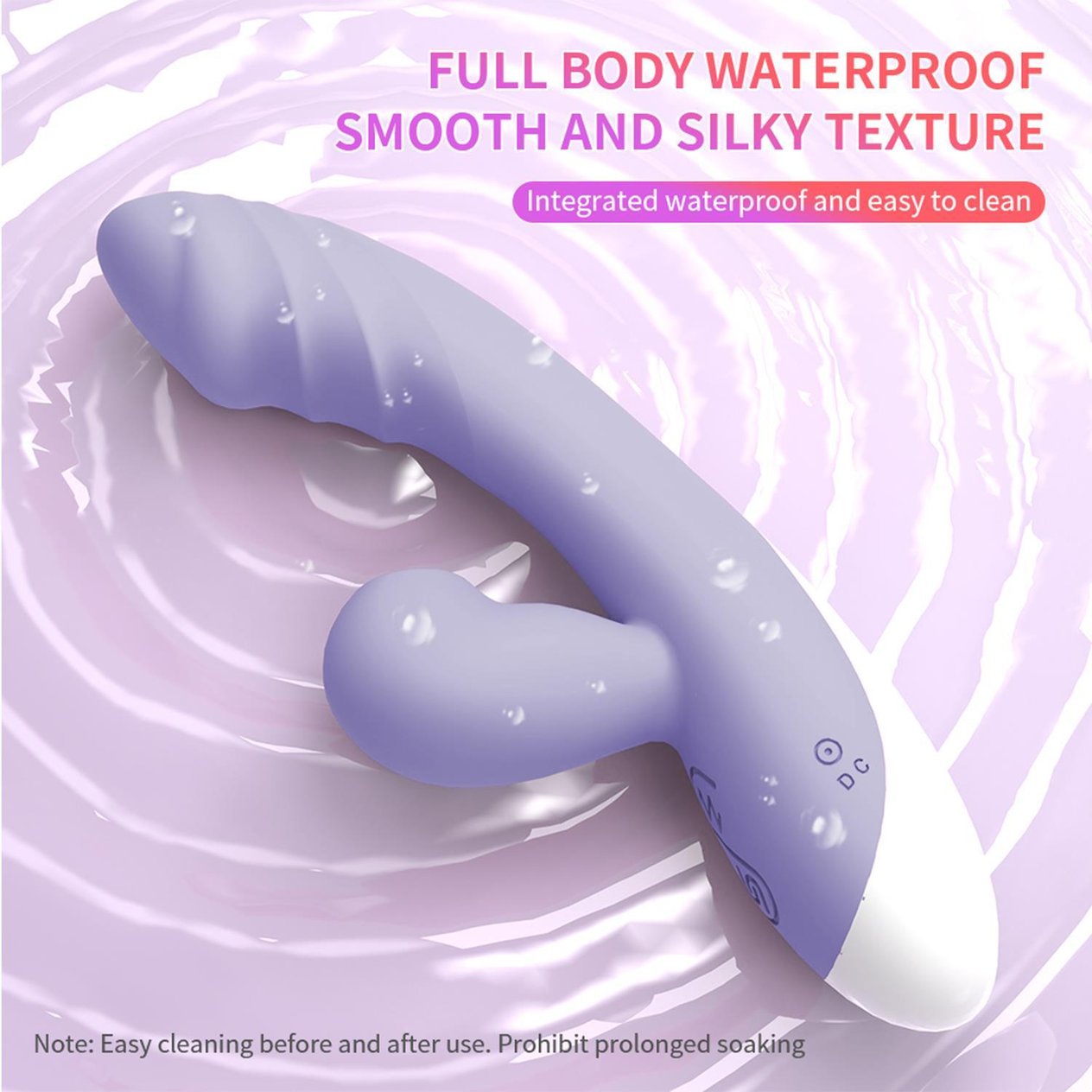 Emişli Curved Rabbit Vibratör Mor