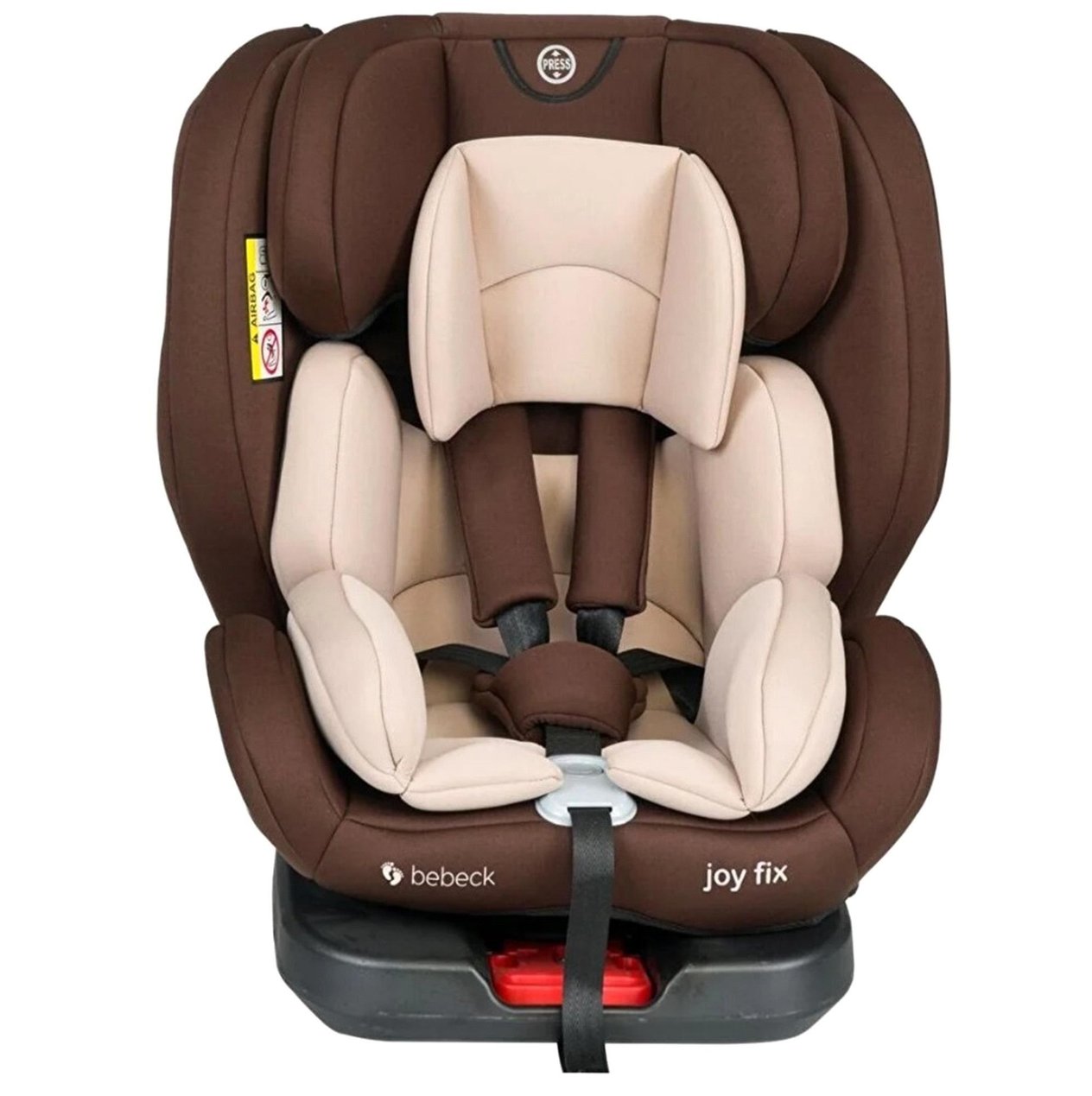 Bebeck Joyfix Bebek Oto Koltuğu 360 Derece Dönen Kahve