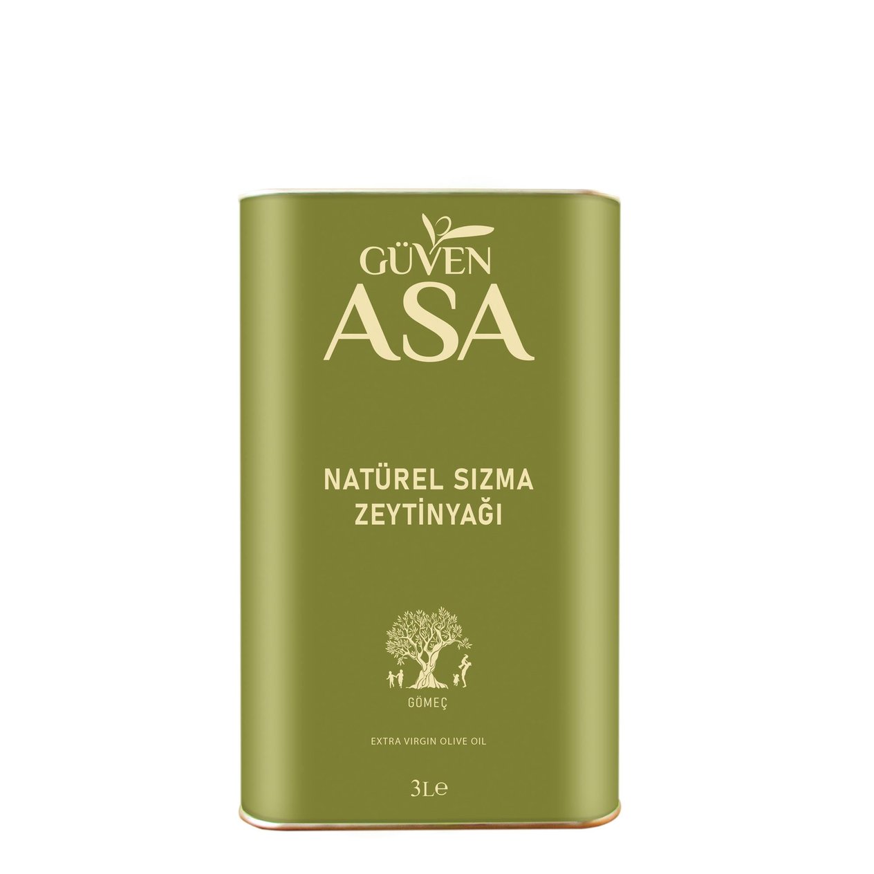 Natürel Sızma Zeytinyağı 3 L Teneke