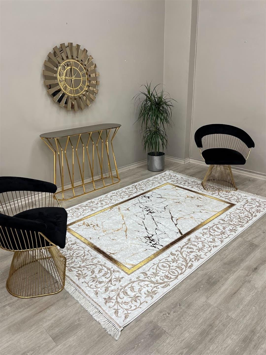 Kaymaz Dokuma Tabanlı Makinede Yıkanabilir Halı