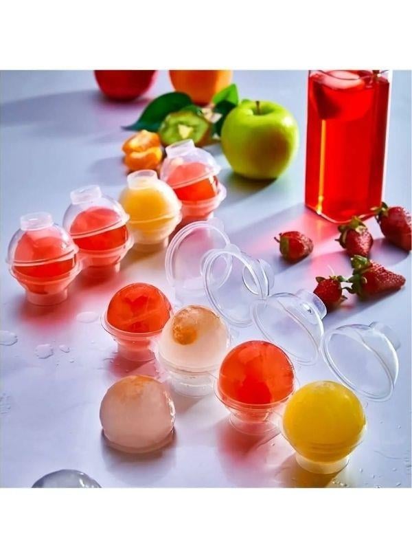 1 Adet Pratik 4'lü Top Buz Kalıbı Sihirli 4'lü Küre Buz Kalıbı Sihirli Buz Kalıbı Kp-1521 Adet Pratik 4'lü Top Buz Kalıbı Sihirli 4'lü Küre Buz Kalıbı Sihirli Buz Kalıbı Kp-152