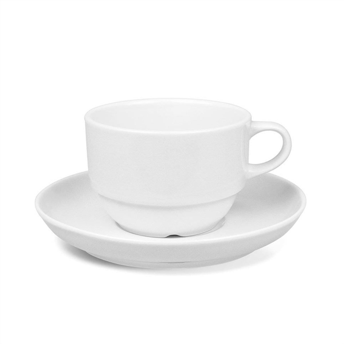 Güral Porselen Çay Nescafe Fincan Takımı 12'li 230cc (1. Kalite)
