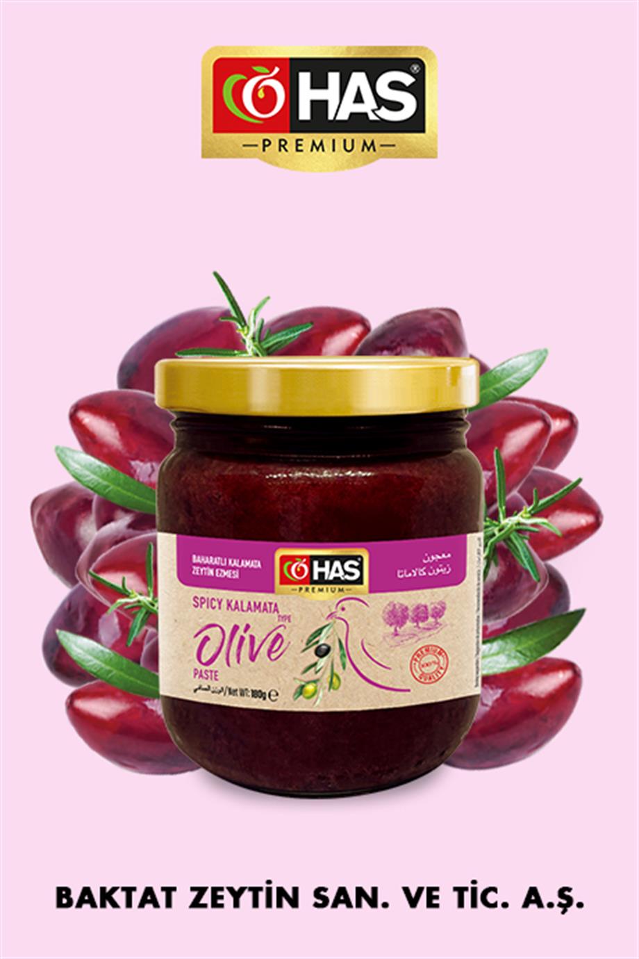 Baharatlı Kalamata Zeytin Ezmesi 210cc