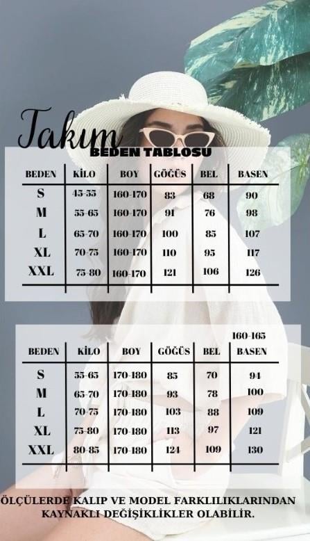 Düğme Detaylı Örme Pilise Takım - Siyah