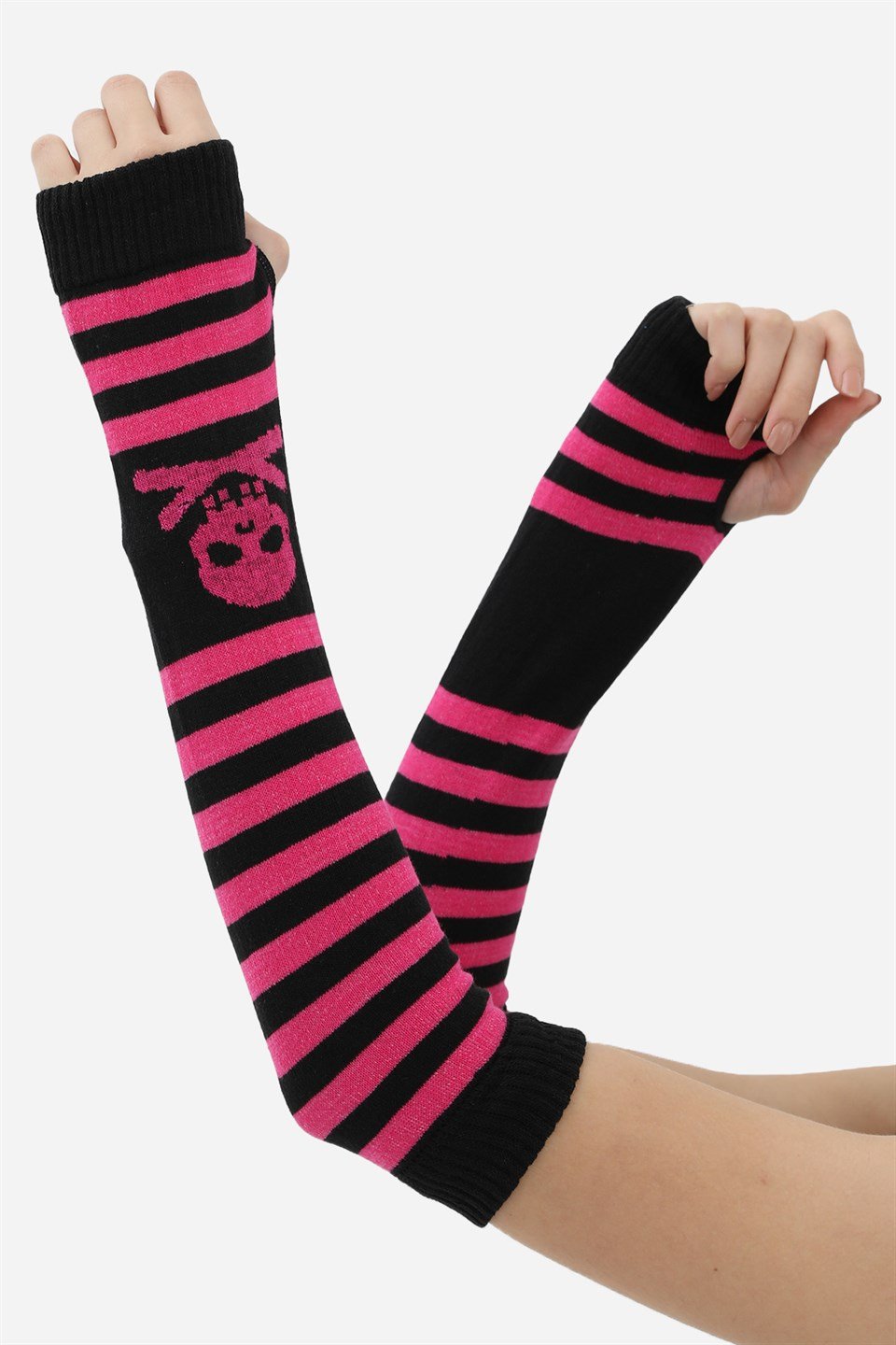 Kesik Parmak Ikili Jack Skellington Kolluk - Pembe