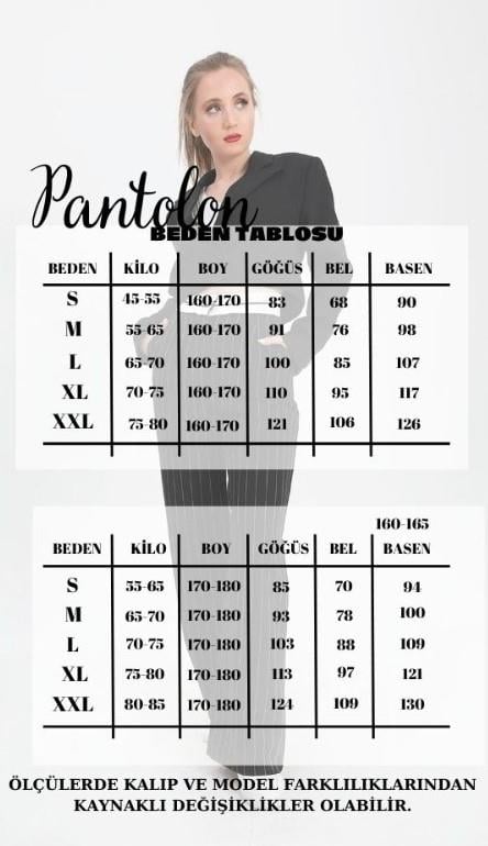Yüksek Bel Cepli Krinkıl Kumaş Pantolon - İndigo