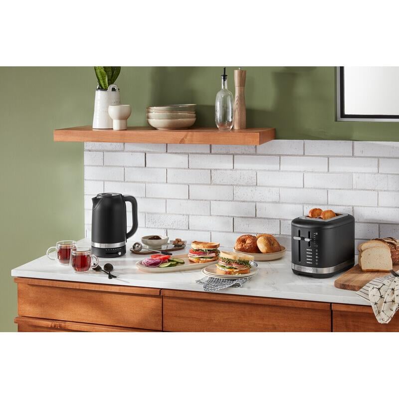 KitchenAid Metal 2 Dilim Ekmek Kızartma Makinesi 5KMT2109 Black Matte-EBM