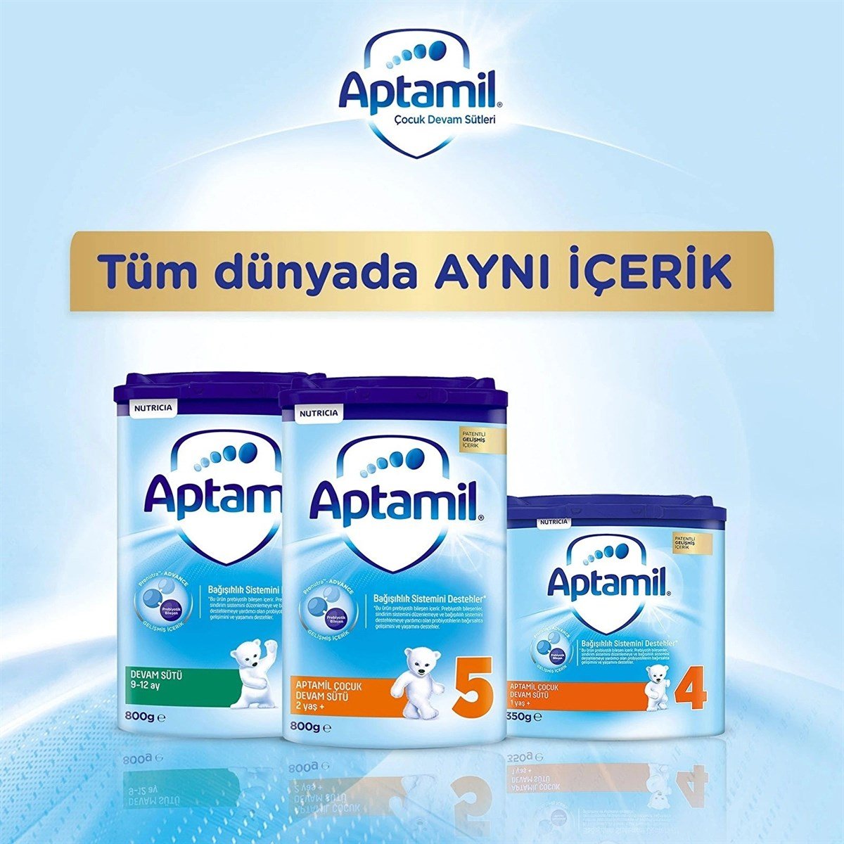 Aptamil 1 Bebek Sütü 800 g 0-6 Ay Akıllı Kutu