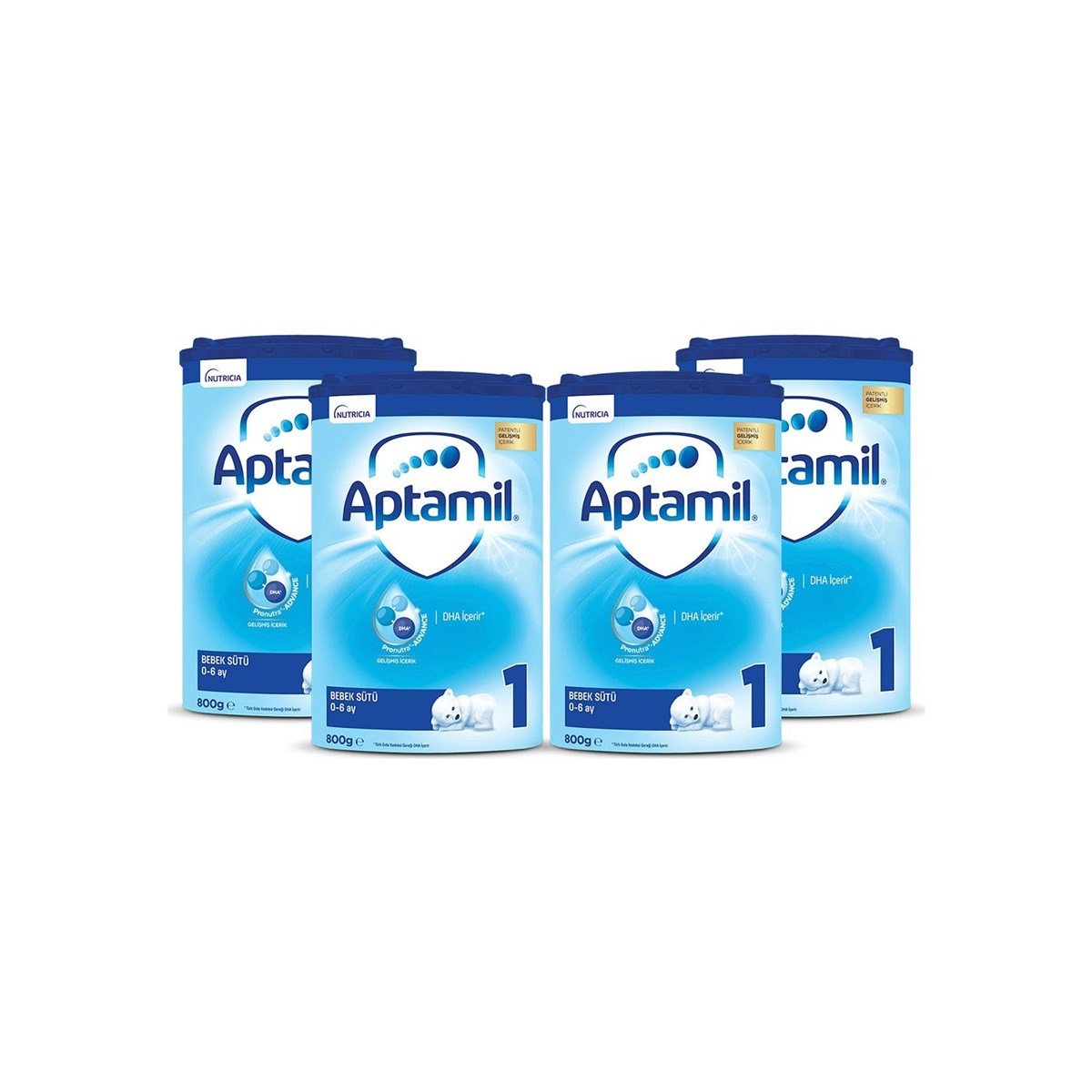 Aptamil 1 Bebek Sütü 800 gr 0-6 Ay 4'lü