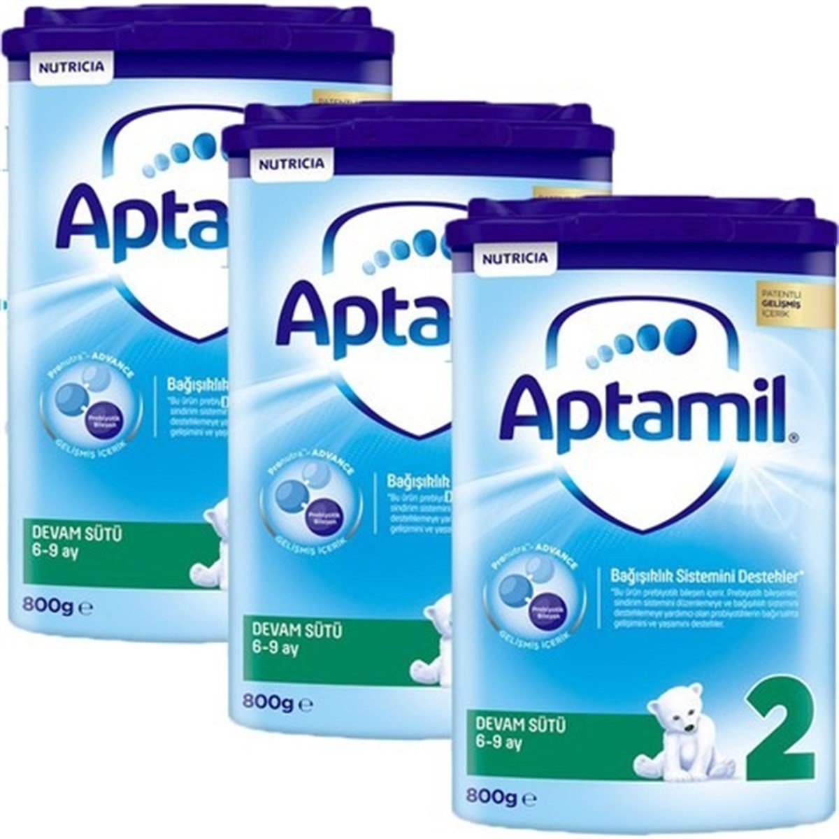 Aptamil 2 Devam Sütü 800 gr 3'lü
