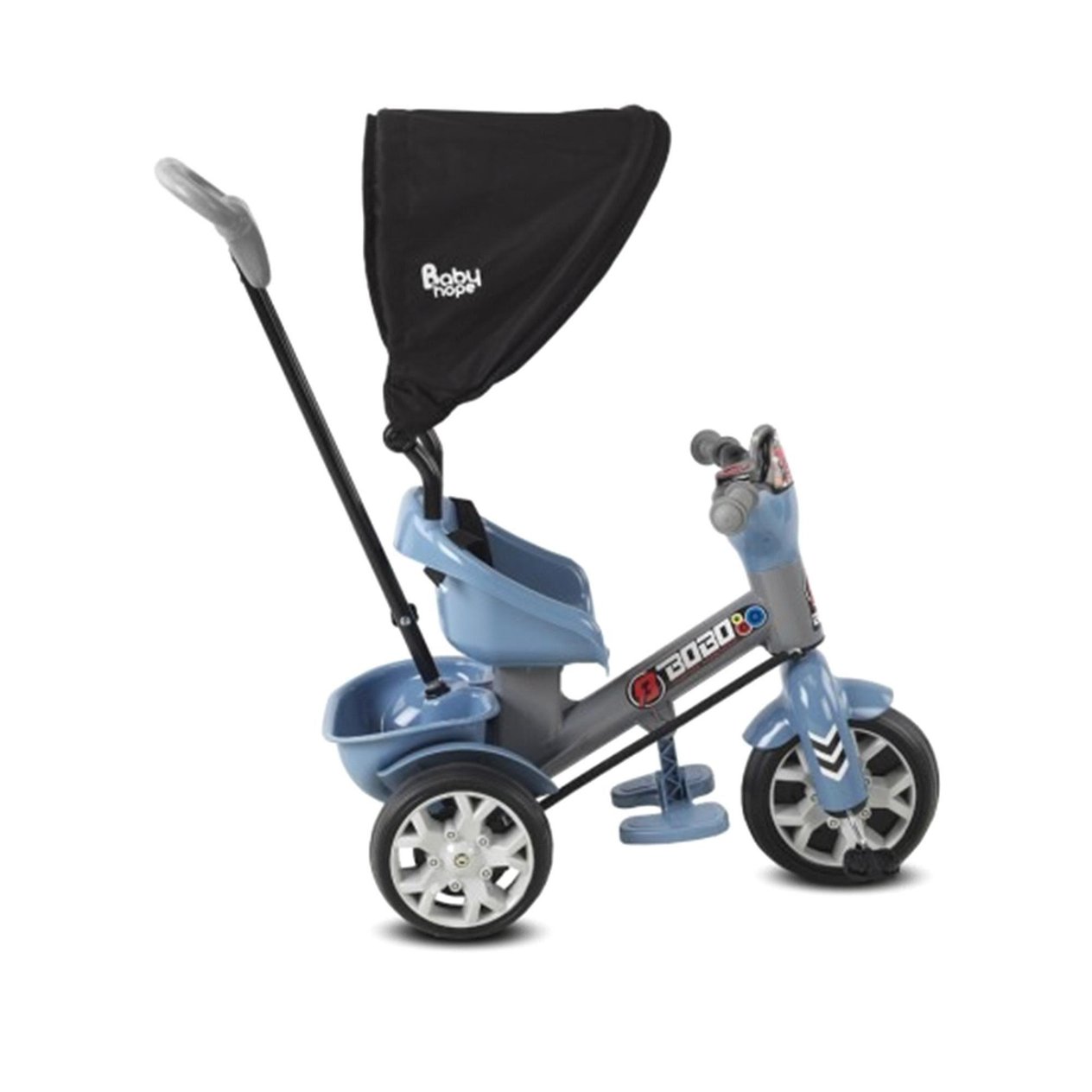 Babyhope Bobo Speed Tenteli Bisiklet Mavi/Gri 121