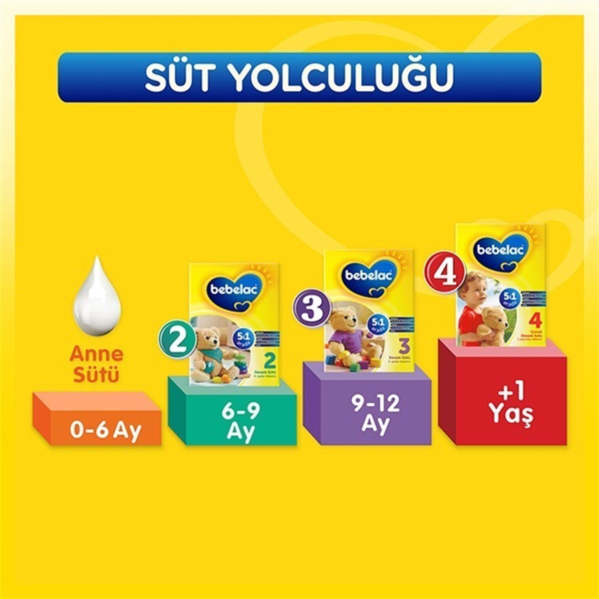 Bebelac 1 Bebek Sütü 800g 0-6 Ay