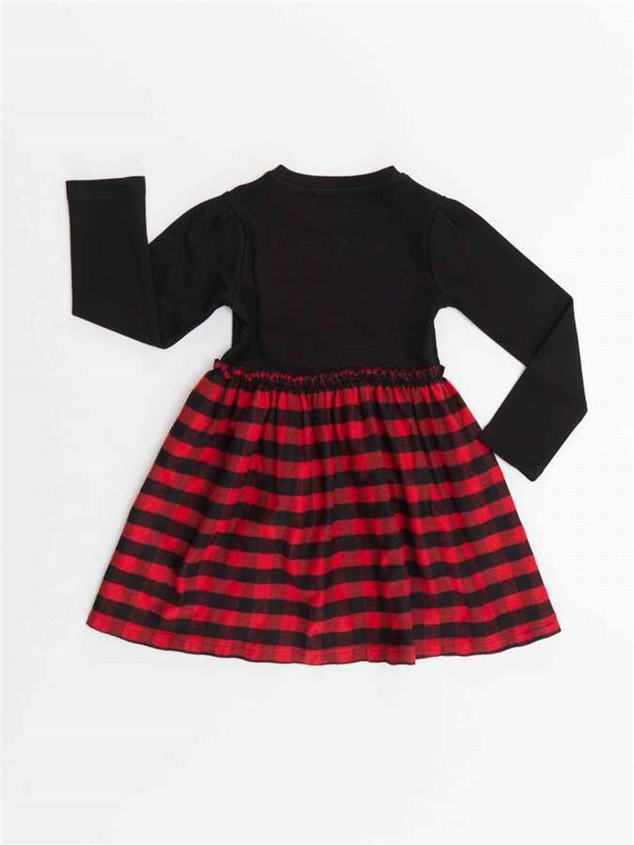 Denokids Kız Çocuk Süslü Penguen Elbise Siyah CFF-22K1-005