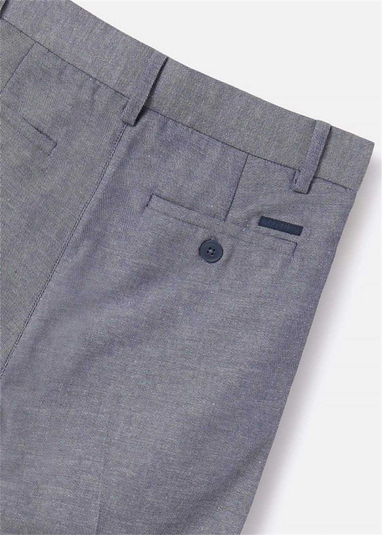 Mayoral Erkek Çocuk Chino Keten Pantolon Gri 6512
