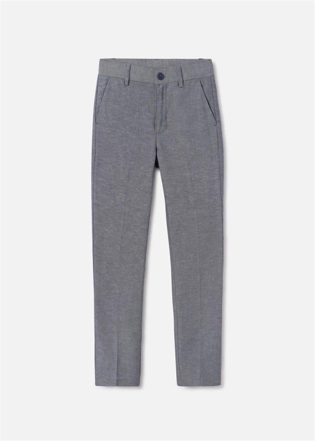 Mayoral Erkek Çocuk Chino Keten Pantolon Gri 6512