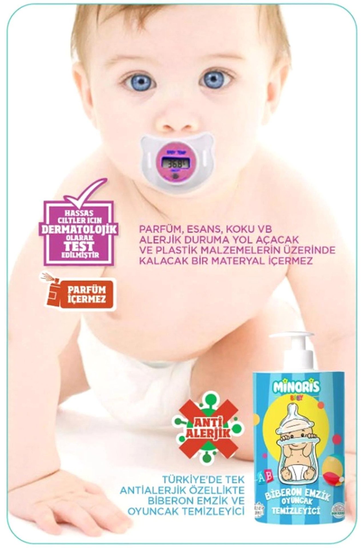 Minoris Kids Baby Organik Biberon Temizleyici 500ml